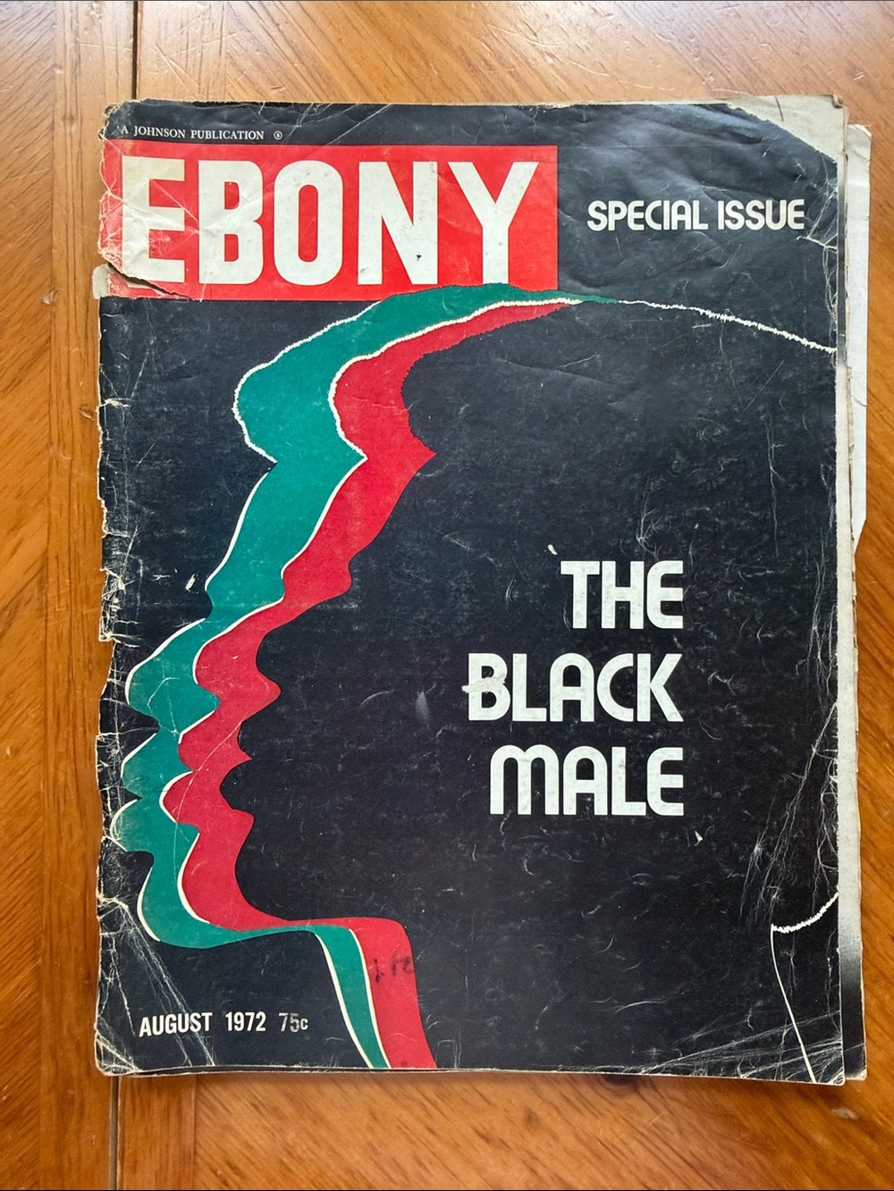 EBONY Magazine August 1972 — Special Issue: The Black Male Vintage Magazine